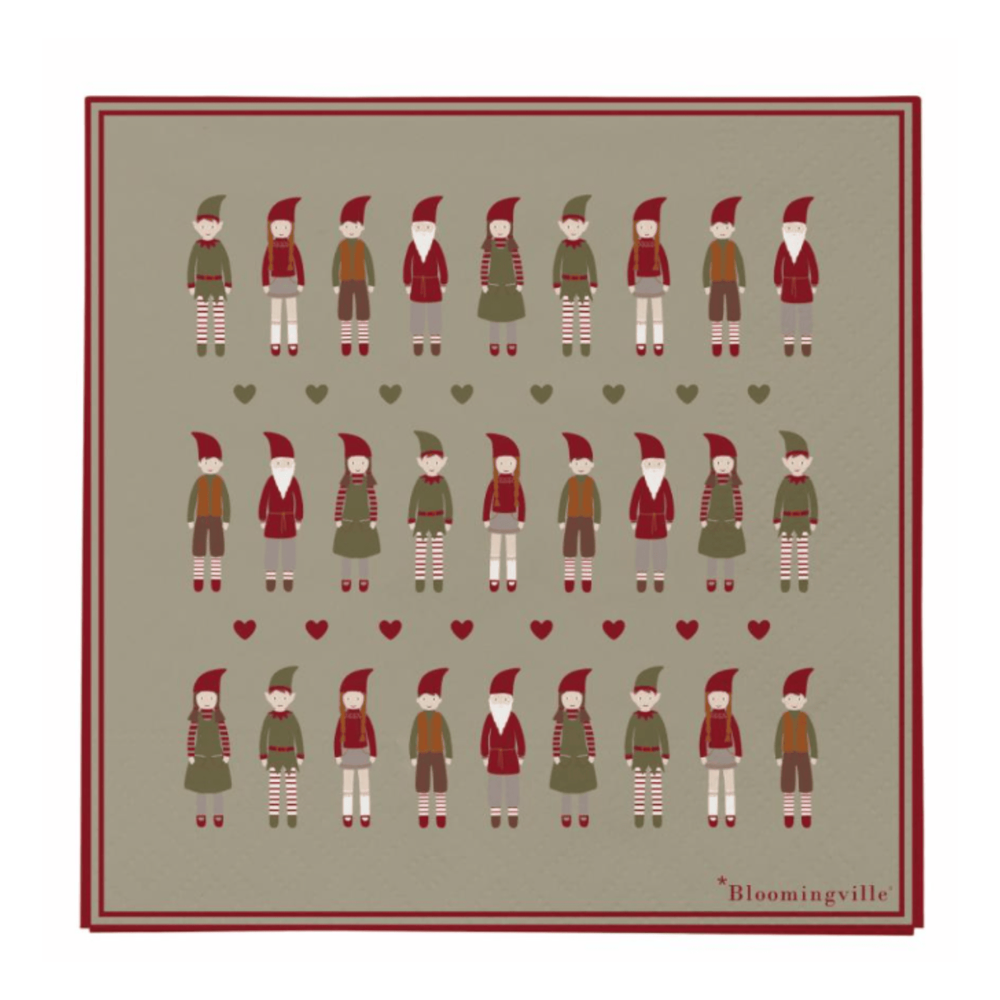 Bloomingville Group Christmas Elf- Napkins