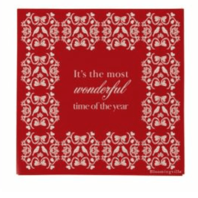 Bloomingville Group Christmas Most wonderful time - Napkins