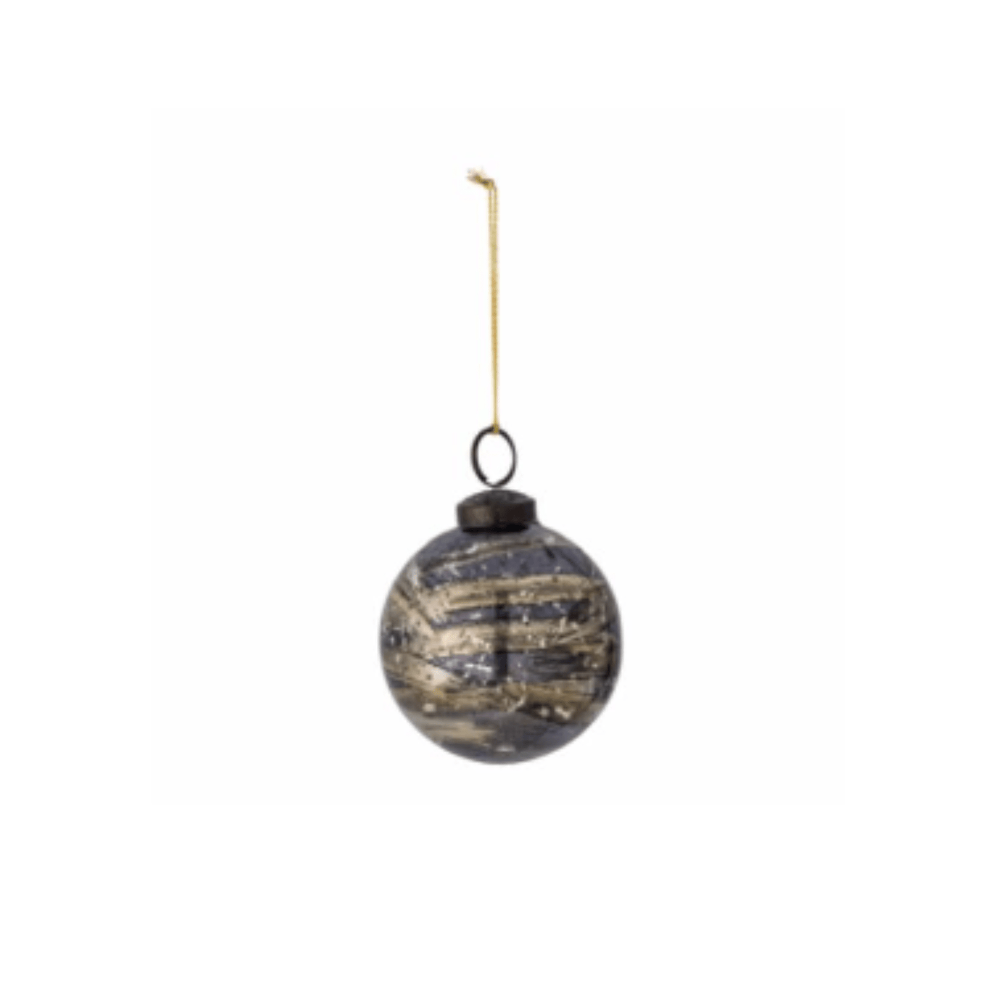 Bloomville Christmas Contes Ornament, Grey,