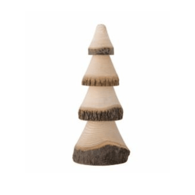 bloomville Christmas Small Christmas Tree Decoration- Natural