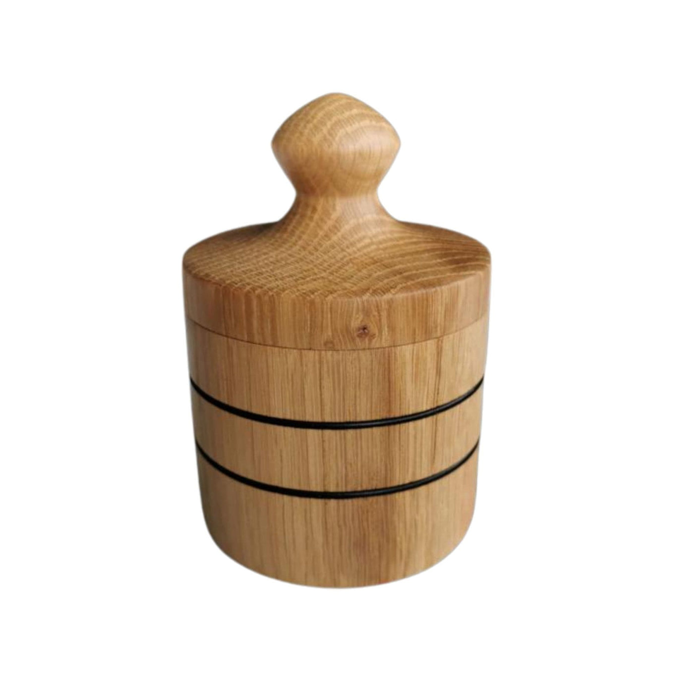 Clover Woodcraft Honey Pot Wood Turned Seasoning Pot