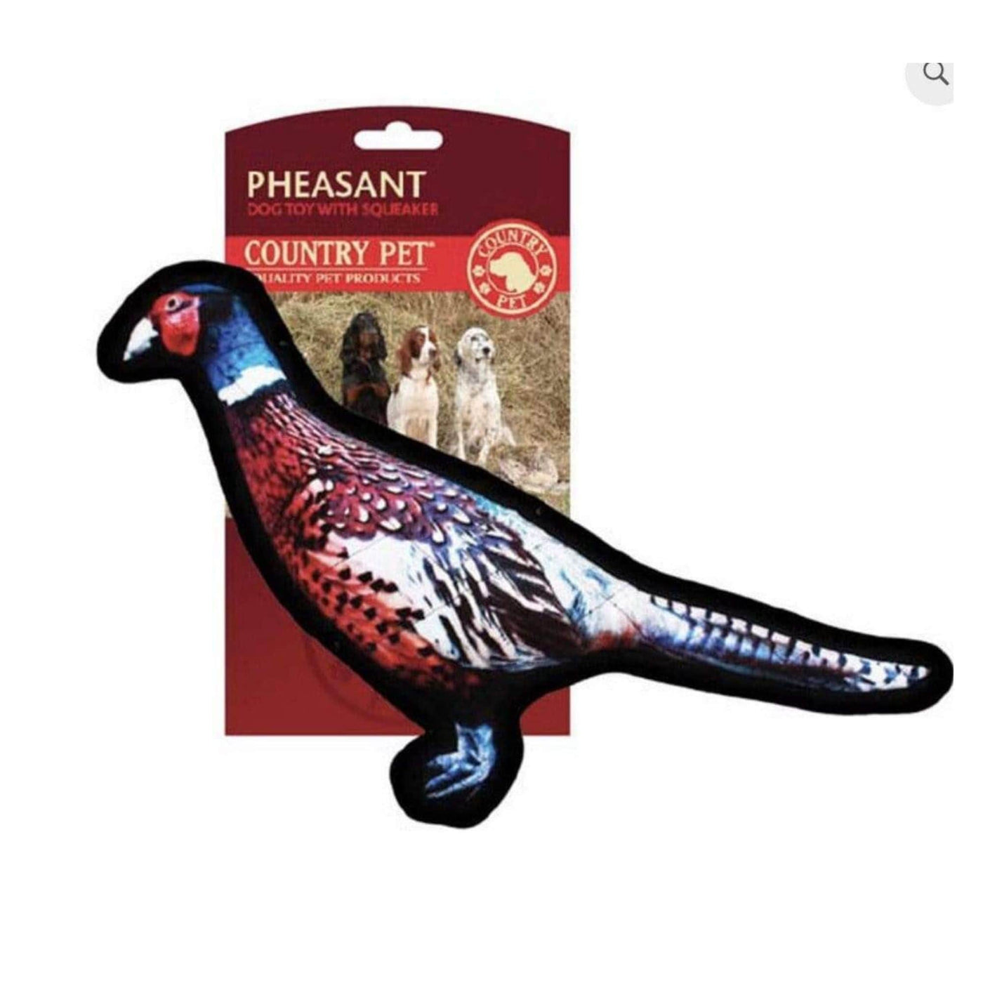 Country Pet Pet Accessories Tuff Pheasant Dog Toy with Squeaker - Country Pet