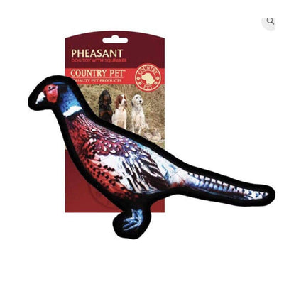 Country Pet Pet Accessories Tuff Pheasant Dog Toy with Squeaker - Country Pet