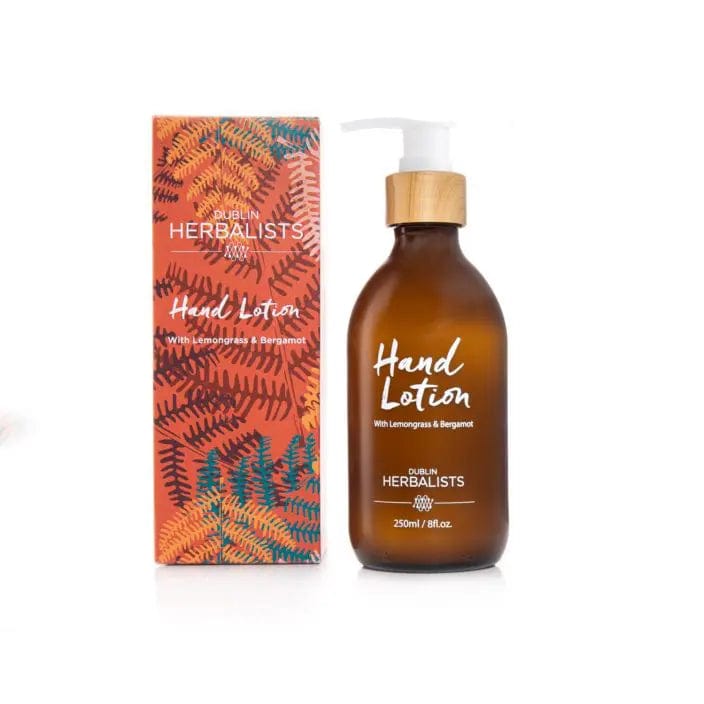 Dublin Herbalists Body Scrub Hand Lotion Lemongrass and Bergamot
