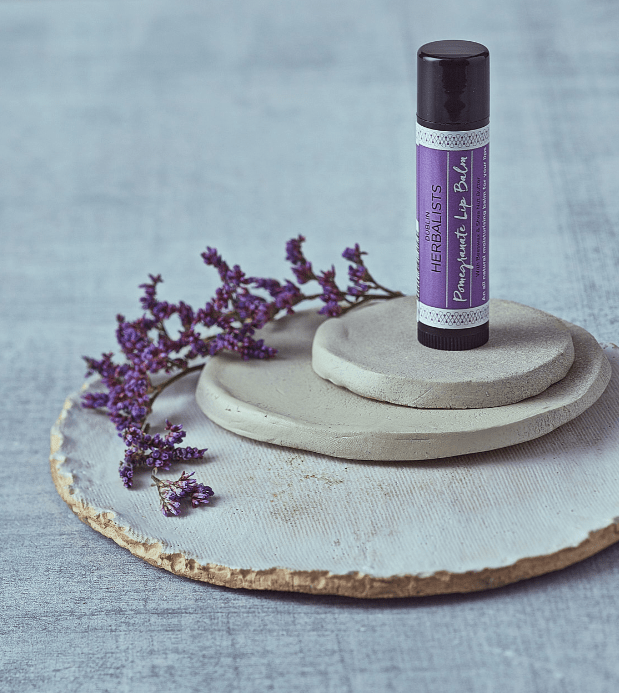 Dublin Herbalists Body Scrub Pomegranate Lip Balm