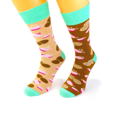 Irish Sock Society Socks 3-7 'You are my Cupán Tae' Socks - The Irish Sock Society