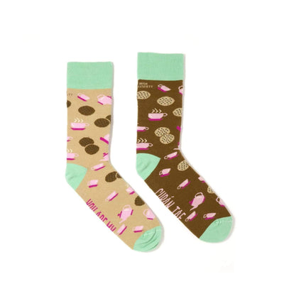 Irish Sock Society Socks 3-7 'You are my Cupán Tae' Socks - The Irish Sock Society