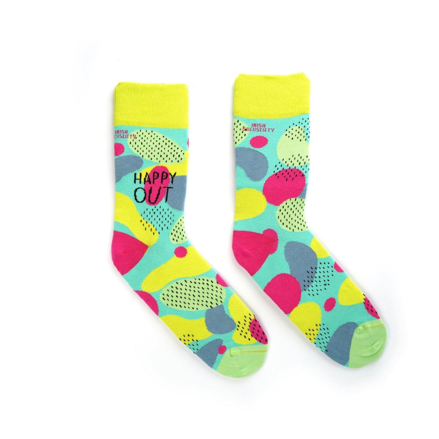 Irish Socksciety Socks 'Happy Out' Socks