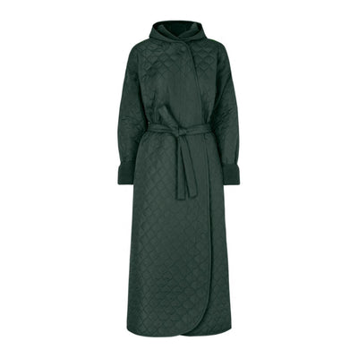 NORDBAEK Coats & Jackets Dark Green / Small Women's Windy Ocean Outdoor Bathrobe