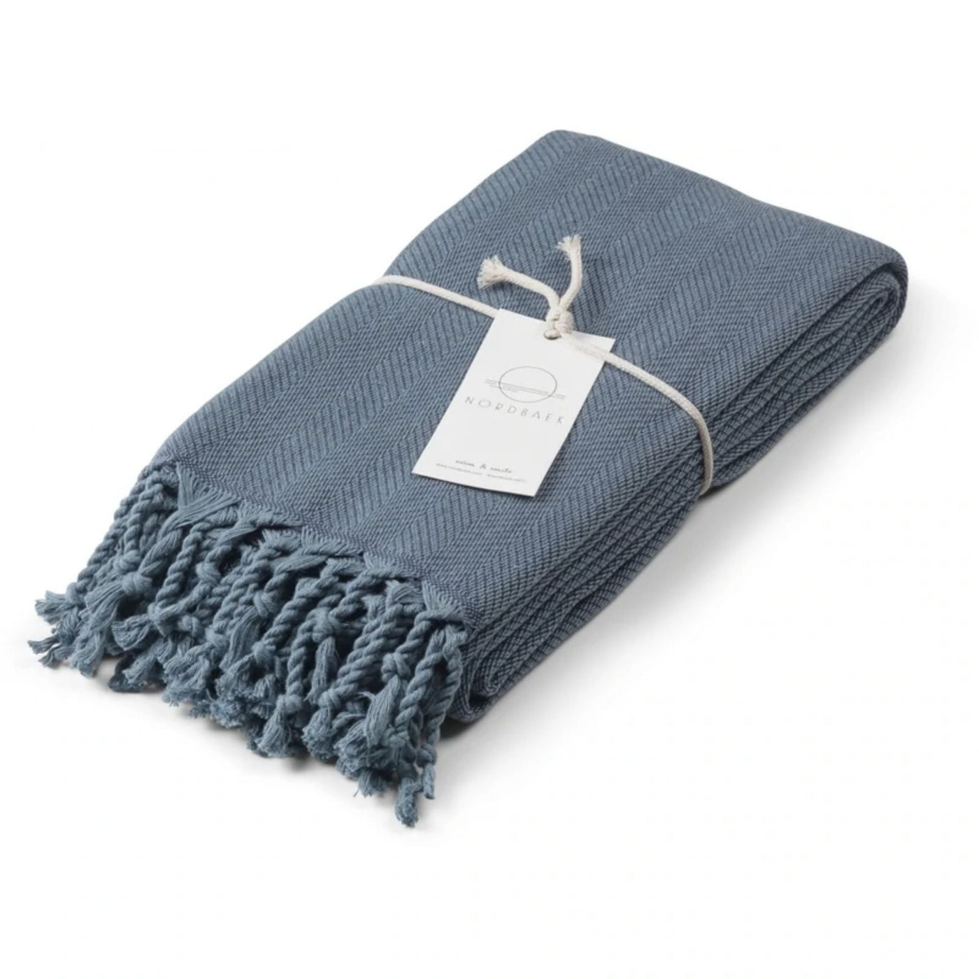 NORDBAEK Towels Navy Blue Nordic Hamam Towel - Cosy Comfort