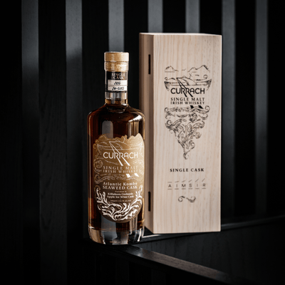 Origin Spirits Whiskey AIMSIR Currach Single Irish Malt Whiskey – with wooden box Limited Edition