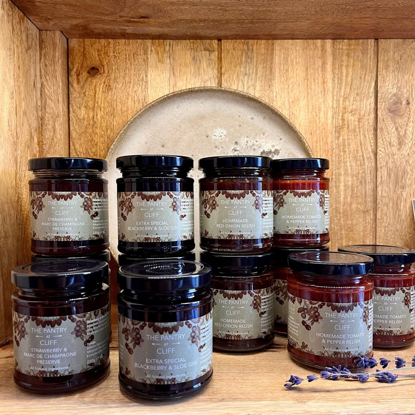 The Pantry at CLIFF Jams & Jellies Strawberry & Marc De Champagne Preserve