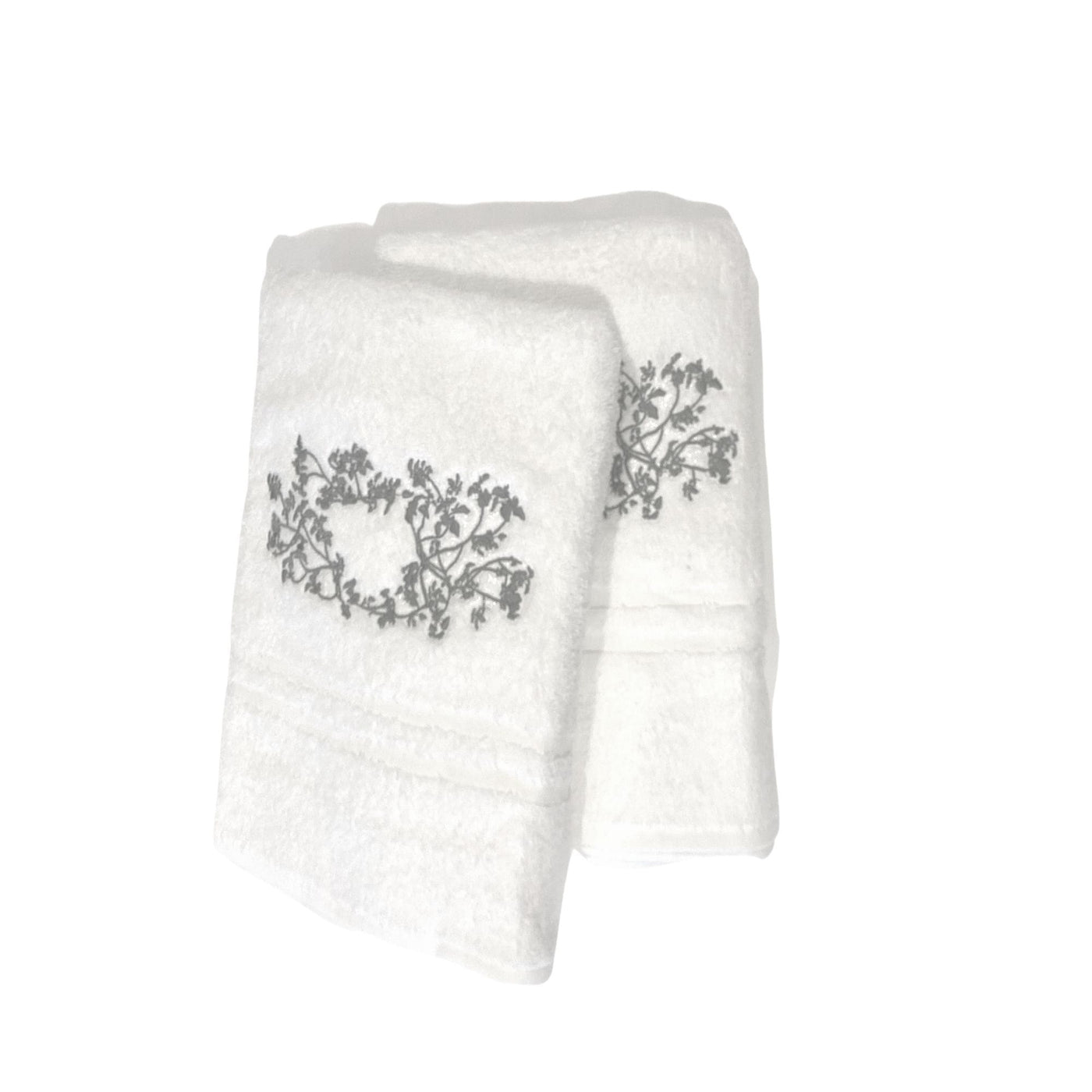The Well at Cliff Robe Embroidered Bath Towels