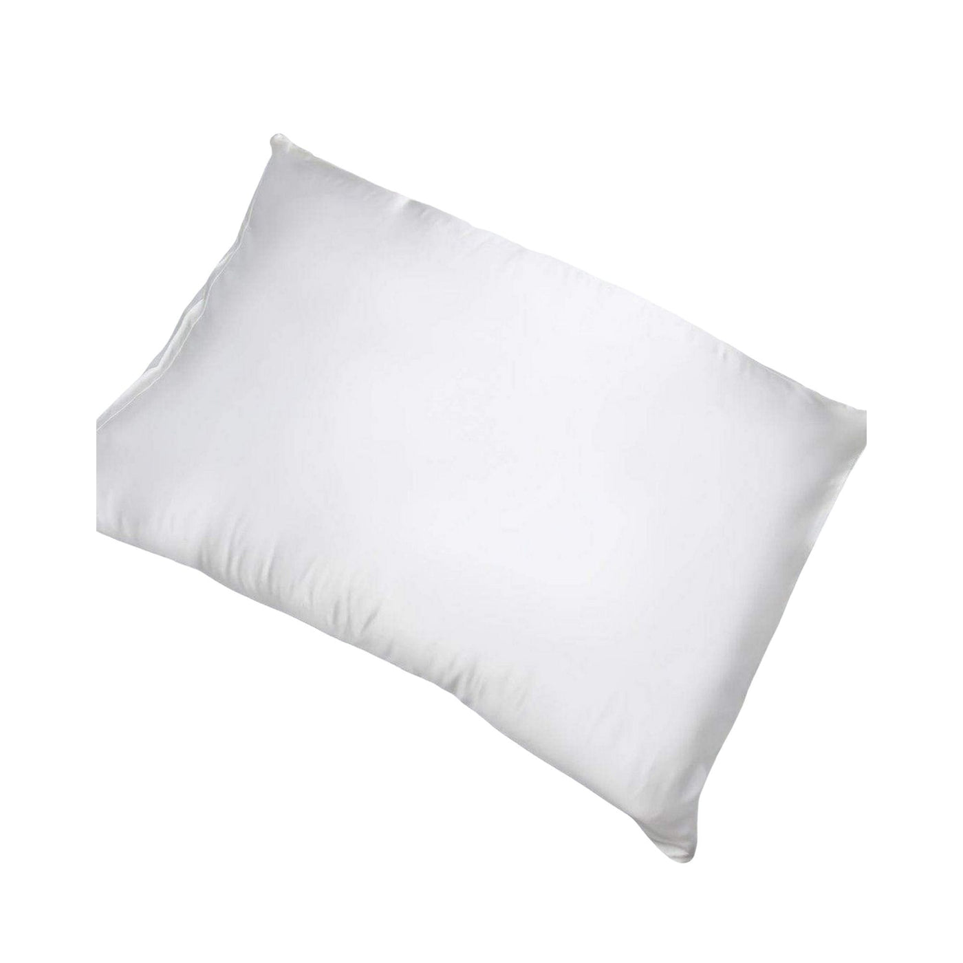 White & Green Bed Linen Organic Silk Pillowcase - White & Green
